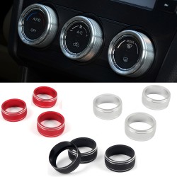 Free Shipping Alloy Air Condition Adjust Cover Trim 3pcs For Subaru WRX STI 2015-2021