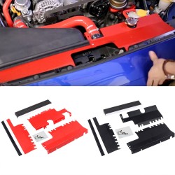 Free Shipping Alloy Radiator Cooling Plate Panel Cover 3pcs For Subaru WRX/WRX STI 2015-2021