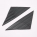 Free Shipping Carbon Style Front Triangle Decoration Cover Trim For Tesla Model 3 2018-2022