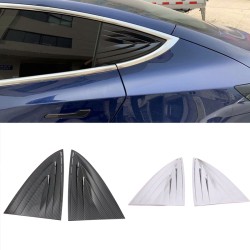 Free Shipping Rear Triangle Window Cover Trim 2pcs For Tesla Model 3 2018-2022