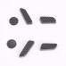 Free Shipping Carbon Style Inner Seat Adjustment Switch Knob Button Cover Trim For Tesla Model 3 2018-2022