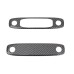 Free Shipping Carbon Style Front&Rear Reading Light Lamp Cover Trim 2pcs For Tesla Model 3 2018-2022