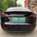 Free Shipping Carbon Style "T" Logo Decal Hood & Steering Wheel & Tailgate For Tesla Model 3 2018-2022