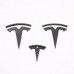 Free Shipping Carbon Style "T" Logo Decal Hood & Steering Wheel & Tailgate For Tesla Model 3 2018-2022