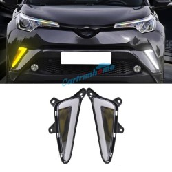 Free shipping 2Pcs Fog Light Daytime Running Light DRL LED Day Light For Toyota C-HR CHR 2016-2019