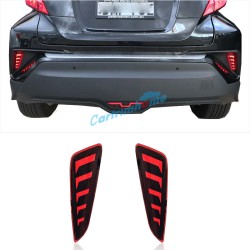 Free shipping 2Pcs Led Rear Tail Fog Light Lamp for Toyota C-HR CHR 2016 2017 2019