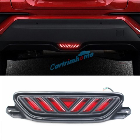 Free shipping 1PC Plastic Exterior Rear Brake Light LED Light Trim For Toyota C-HR CHR 2016 2017 2018 2019