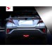 Free shipping 1PC Plastic Exterior Rear Brake Light LED Light Trim For Toyota C-HR CHR 2016 2017 2018 2019 accessories