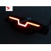 Free shipping 1PC Plastic Exterior Rear Brake Light LED Light Trim For Toyota C-HR CHR 2016 2017 2018 2019 accessories