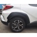 Free Shipping High Quality Glossy / Matte Unpainted Black Fender Flares Wheel Arch 6pcs For Toyota C-HR CHR 2016-2021