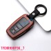 Free shipping High Quality Car Key Holder Cover Case Shell Chain For Toyota Corolla CROSS 2020-2021