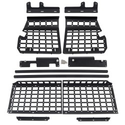 Free Shipping Black Style Side Hanging Boards / Middle Shelf Kit For TOYOTA Prado 120 2003-2009