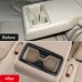 Free Shipping Interior ABS Wood Grain Rear Water Cup Holder Decoration Cover Trim For Toyota Highlander 2020-2023