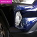 Free Shipping ABS Chrome Car Exterior Front Fog Light Lamp Cover Trim For Toyota RAV4 2019 2020 2021 2022 2023