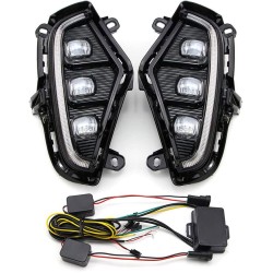 Free shipping Fog Light Daytime Running Light DRL LED Day Light 2Pcs For Toyota RAV4 2019 2020 2021 2022 2023