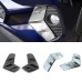 Free Shipping Chrome Front Fog Light Lamp Cover ABS Trim For Toyota RAV4 2019 2020 2021 2022 2023