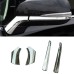 Free Shipping 4Pcs Chrome Rear View Side Mirror Decorate Trim For Toyota RAV4 2019 2020 2021 2022 2023