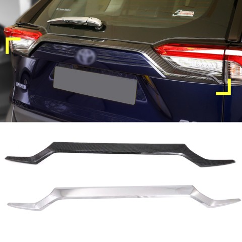 ABS Decoration Rear Trunk Streamer Tail Gate For Toyota RAV4 2019 2020 2021 2022 2023