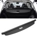 Black Rear Trunk Cargo Cover Security Shield 1Set For Toyota Rav4 2019 2020 2021 2022 2023