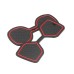 Free Shipping Red Inner Door Cup Holder Non-Slip Pad Mat For Toyota RAV4 2019 2020 2021 2022 2023