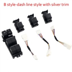 Free Shipping White Lighted LED Power Single Window Switch for Toyota bZ4X 2022 2023 LHD