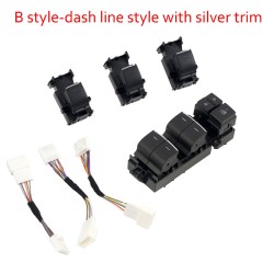 Free Shipping Lighted LED Power Single Window Switch for Toyota RAV4 2019-2023 RHD