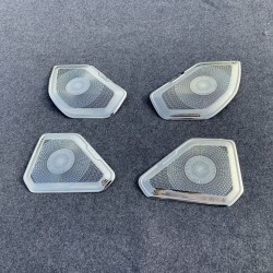 Free Shipping Steel Door Speaker Decorative Mesh Cover Trim 4pcs For TOYOTA RAV4 2019 2020 2021 2022 2023