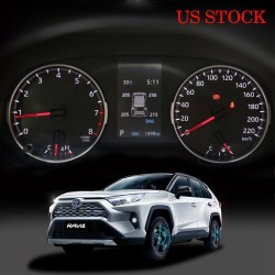 Free Shipping Smart Car TPMS Tyre Pressure Monitoring System Digital LCD Dash Board Display Auto Security Alarm for Toyota Rav4 2019 2020 2021 2022(RAV4 LE Model Shows PSI, XLE / Limited / TRD / OTHER shows kpa)