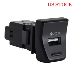 Free Shipping Central Control Position QC3.0 Car Charger Lossless Upgrade Car Phone Charger for Toyota RAV4 2019 2020 2021 2022 2023