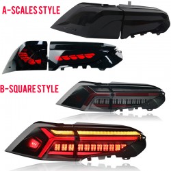 No Fog Lights.!!!Free Shipping Plug and play Tail Lights Led Tail Lights Rear Lamp 2pcs For Toyota RAV4 2019-2021 & 2022-2023 Not suitable for Prime