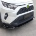 Free Shipping Front Bumper Lip Spoiler For TOYOTA RAV4 2019 2020 2021 2022 2023