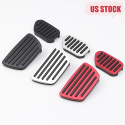 Free Shipping 2pcs Aluminum Fuel Gas Brake Footrest Pedal Replacement For Toyota 4Runner 2010-2023
