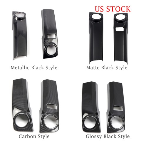 Free shipping LHD Interior Car Start Cover trim 2pcs For Toyota 4Runner 2014-2023