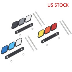 Free Shipping High quality For Toyota Tacoma 4Runner Tundra RAV4 Highlander Toyota tri-color 3stripes Grille badge