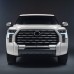 Free shipping Carbon Fiber Style Front Headlight Grille Cover Trim For Toyota Tundra 2022-2023