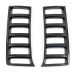 Free shipping Carbon Fiber Style Front Headlight Grille Cover Trim For Toyota Tundra 2022-2023