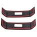 Free shipping Carbon Fiber Style Tail Light Lamp Cover Trim 2pcs For Toyota Tundra 2022-2023