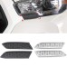 Free Shipping Front Bumper Chrome Headlight Honeycomb Style Cover Trims For Toyota Tacoma 2016-2019